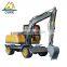 7.5 ton 8.5 ton hydraulic mini wheel excavator