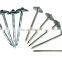 Q195 galvanized Roofing Nail umbrella head nails with washer
