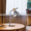 Nordic iron wood table lamp modern countryside desk lamp E27