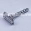 High quality silver butterfly twist open mens shaving safety razor