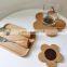 Wholesale Custom Fashion Cork Drink Coaster Anti Slip Coffee Cup Mat Heat Insulation Pad Bowl set