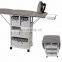 Corner Housewares Ironing Board Center with laundry hamper