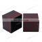 Custom Recyclable MDF wood ring box luxury ring jewelry box