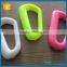 D shaped plastic led carabiner