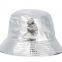 New stylish design bucket hat Eco leather reversible bucket hat women style