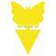 Hot Garden Jardin Garten Jardin Garten Jardim Yellow Butterfly Shape Sticky Glue Insect Fly Killer Traps