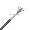 300V Signal Control Shielded wire cable RVVP 8x0.5mm 20 Awg 8 Cores Control Power Cable
