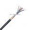 Black Pvc Super Flexible Wire Cable Rvvp 8 Core Signal Control Cable Access Control Video Cable