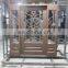 house antique main gates double water cube glass metal frame sidelights design security wrought iron front doors for sale