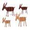 2022 New Christmas Ornaments DIY Wooden Elk Ornaments Christmas Pendant Decoration for Home Navidad