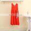 Summer new girls long sleeveless dress l beach skirt dress