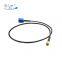 FAKRA C Blue female connector -RG174-3M-SMA male connector cale assembly