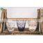 Glass candlestick holder type tealight candle holder flower shaped