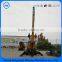 Big Holes Wheeled Vibratory Hammer Pile Driver