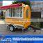 Unique design stainless steel Mobile food truck/hamburger cart trailer(CE approval)