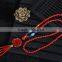 Red cinnabar bead necklace carved pendant tassel necklace 8 styles