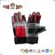 FTSAFETY Fingerless red spendex cycling gloves with pu patch palm