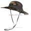 Wholesale designer camo pattern custom mens bucket hat
