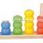 2015 Newest toys for kids basic counting stacker 16 pieces montessori school toys for children
