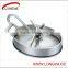 Sanitary stainless steel elliptic manhole cover