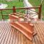 outdoor wooden garden bridge