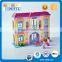 Plastic building block toys girl style building block-sweet villa for kids
