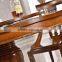 China supplier size of the optional wooden round table top chairs and tables