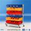 Stackable Plastic Bin For Warehouse Parts Storage System