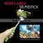 Silicon Selphie Stick, Selfie Stick with Aux Cable, Foldable Mini Monopod for Gionee Elife E7