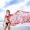 2016 fashion beach scarf summer suncreen beach dress elegant printed butterfly wrap bikini dress