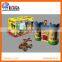 Educational kids toy target castle shooting game