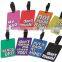 Travel cover set luggage tag wedding favor