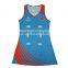 Sublimation 100% polyester cheap netball jersey