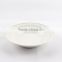 Round porcelain plate ceramic soup plate with GGK and flower