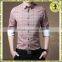 Plaid Shirts Wholesale China/Extra Tall Fitted Mature Men's Plaid Shirts