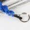 spiral braid paracord keychain, wholesale hanmade dark blue paracord keyring