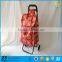 Trade Assurance ISO foldable shopping trolley bag canvas shopping cart