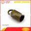 Jinzi handbag tassel stopper ornament brass color metal cord end cap