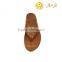 Brown Quality leather 100% handmade men slippers