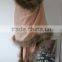 Soft Feeling Raccoon Fur Trim Cashmere Cape Poncho Warm Square Fur Shawl Cloak