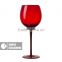 SAMYO handmade glassware novelty colored red wine glasses