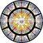 Safety Tempered Decorative Stained Glass Ceiling Dome