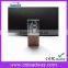 LED light laser engraved logo crystal usb flash drive