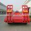 Two axles Low Bed Semi-trailer to transport construction machinery and heavy duty equipments and machines