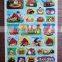 2015 hot sale eco-friendly cartoon colorful removable custom sticker book