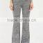 2015 Hot-selling china wholesale trousers fabric space dye flared pants for women