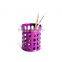 special metal mesh with big hole colorful pen and pencil cup