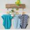 100% cotton soft fabric simple prints baby boy outfits