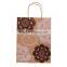 Simple Print Brown Paper Shopping Bag