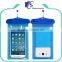 Wholesale colorful pvc waterproof pouch for cell phone